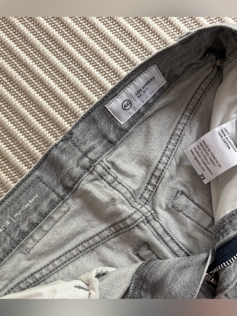 AG Jeans Hattie High Rise Barrel Jeans - Picture 7 of 12